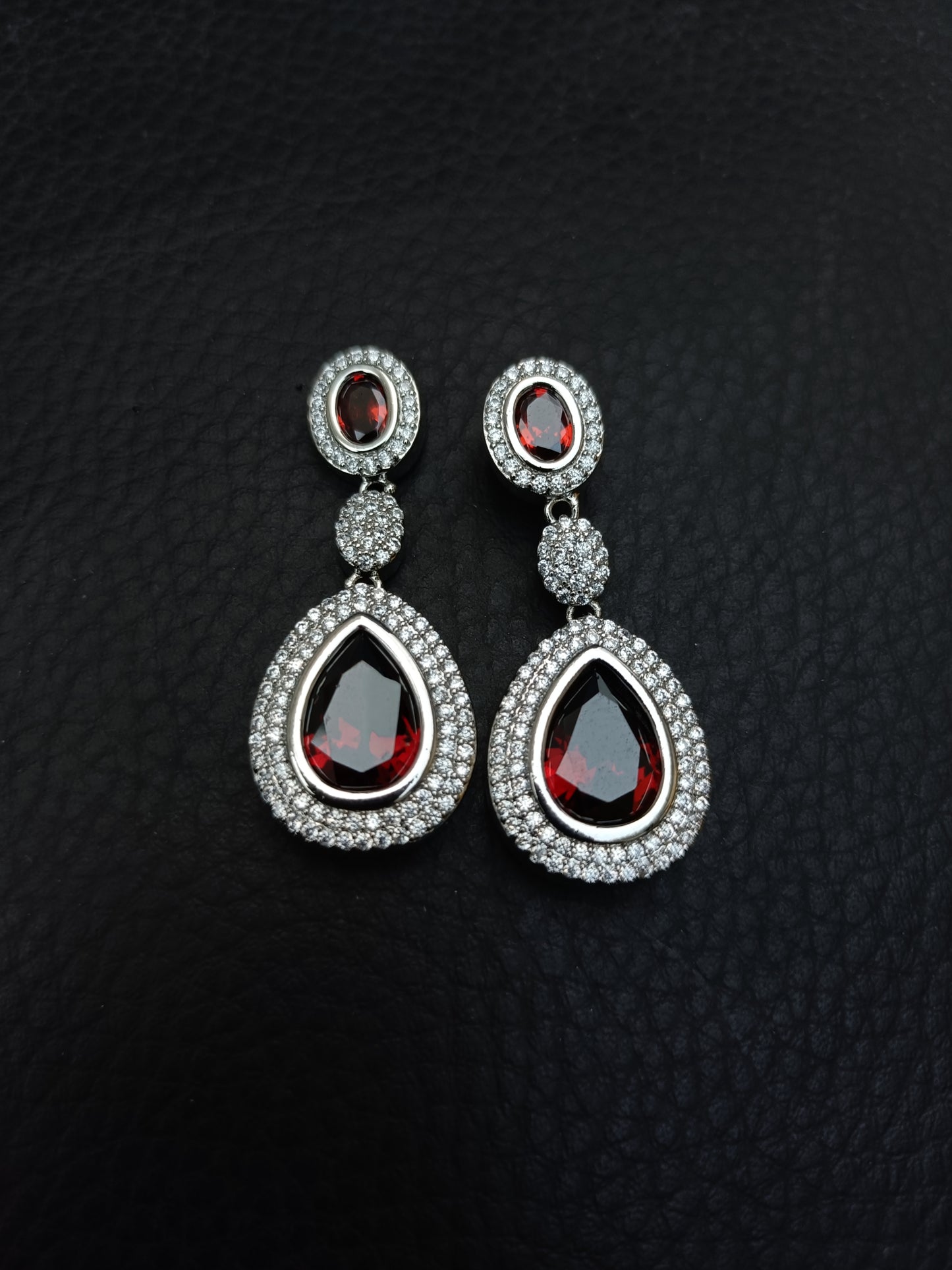 Teardrop Stone Earrings