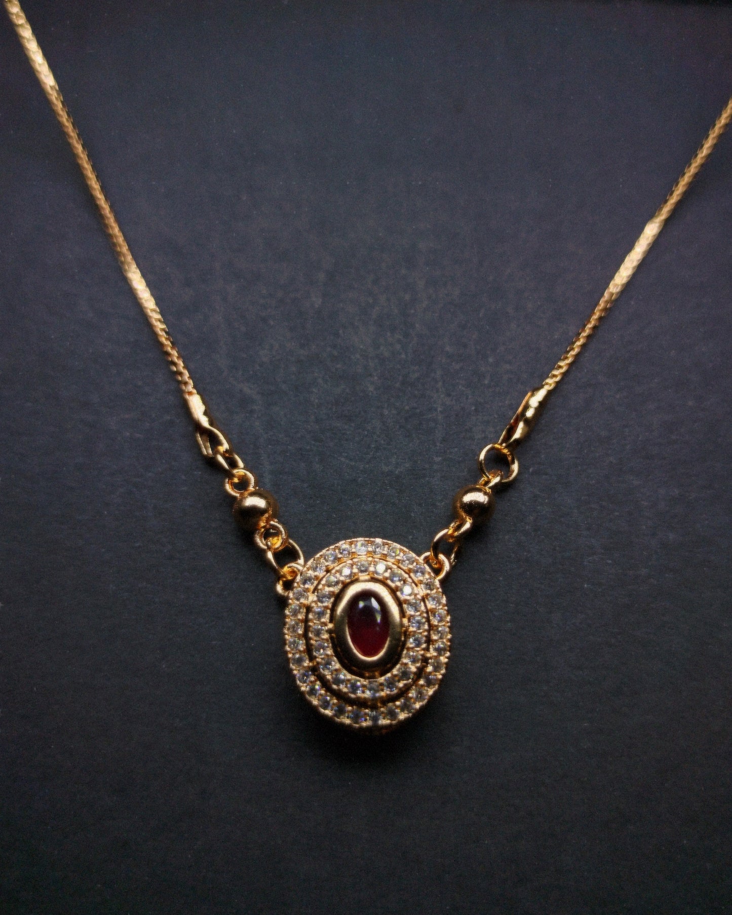 Red Stone Locket