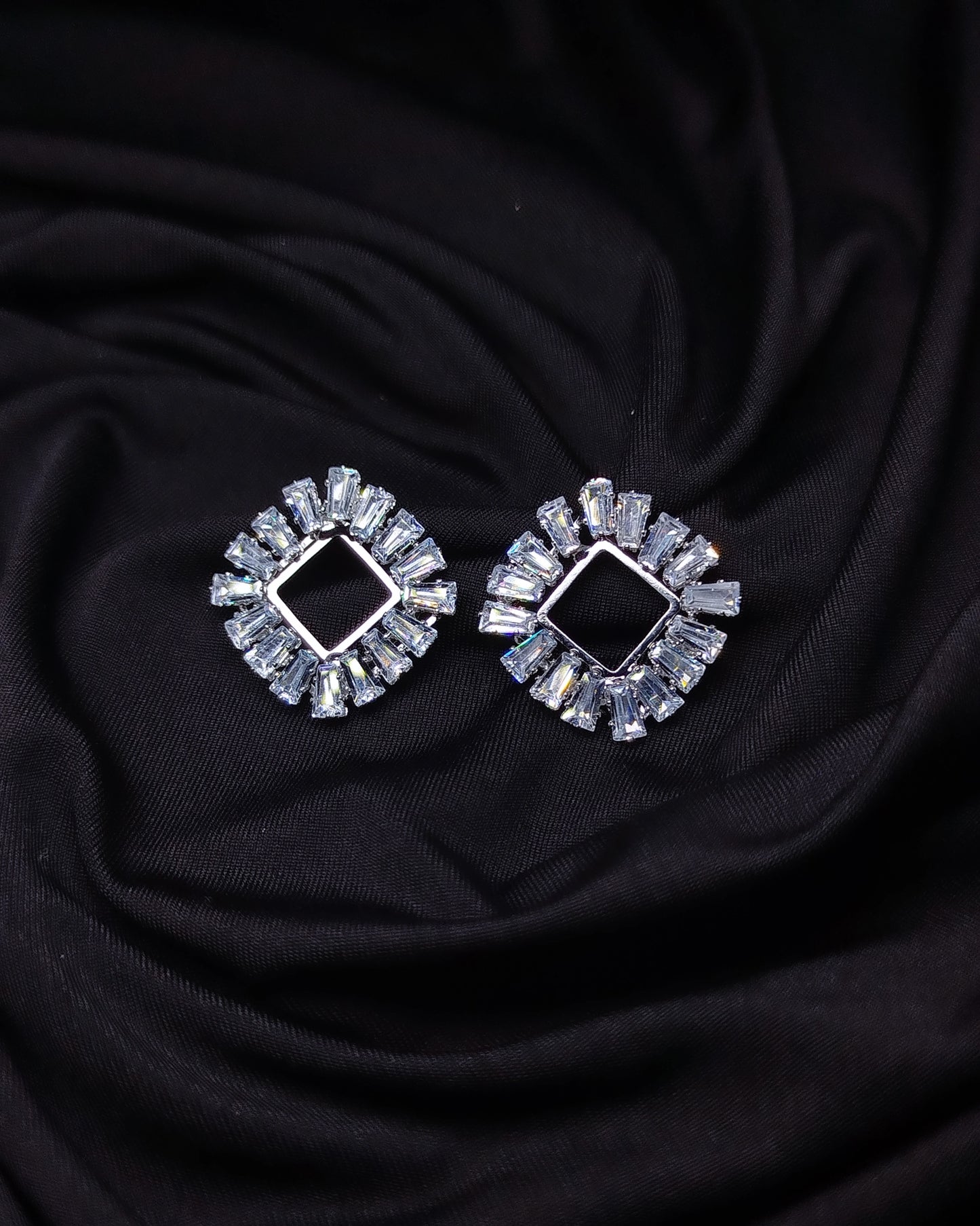 Square Zircon Earrings