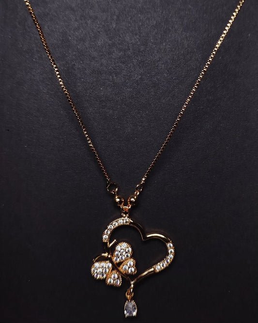 Golden Heart Locket