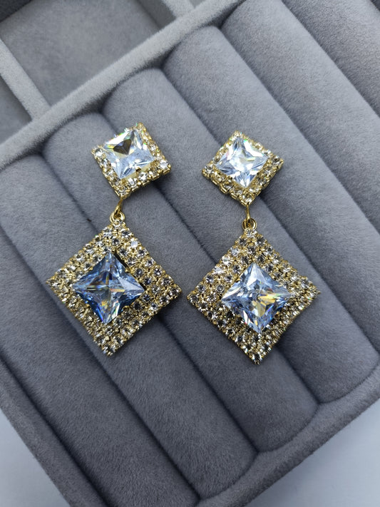 Crystal Stone Earrings