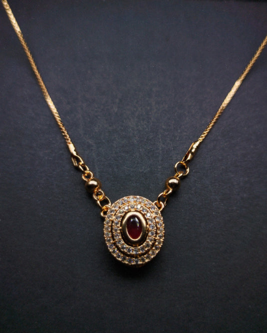 Red Stone Locket