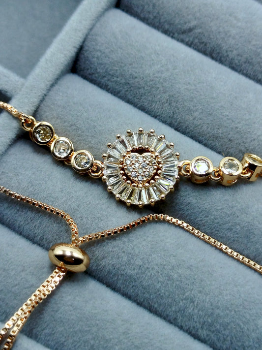 Heart Halo Bracelet