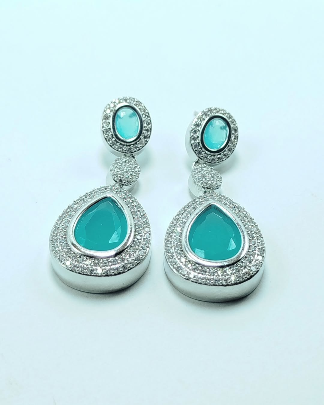 Teardrop Stone Earrings