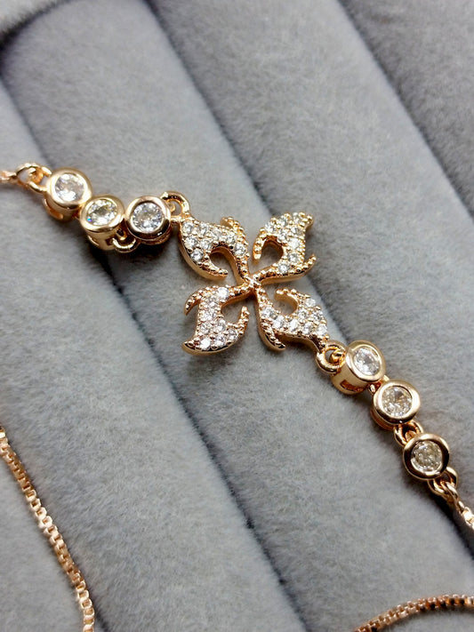 Crystal Flower Bracelet