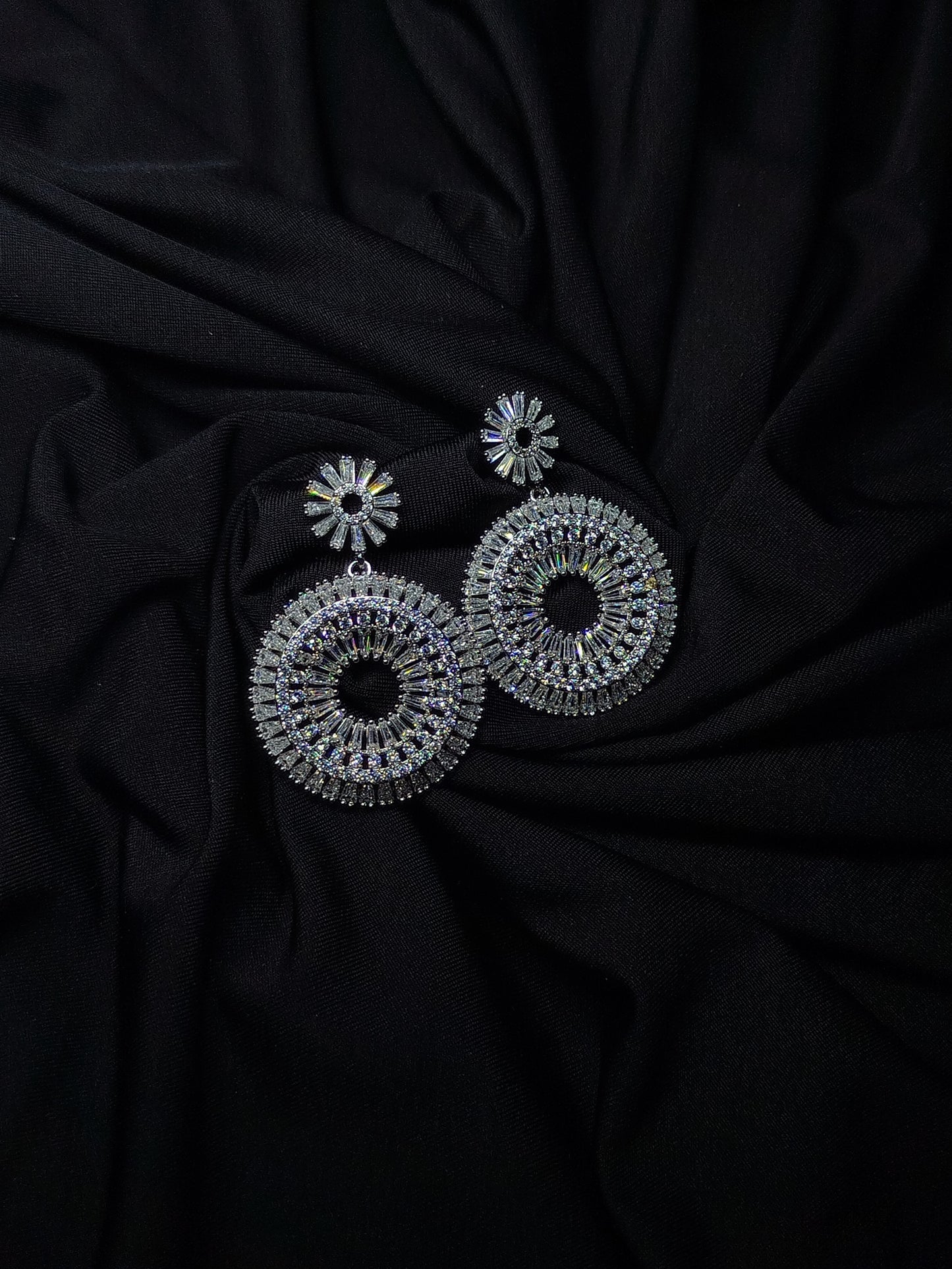 Zircon Dangle Earrings