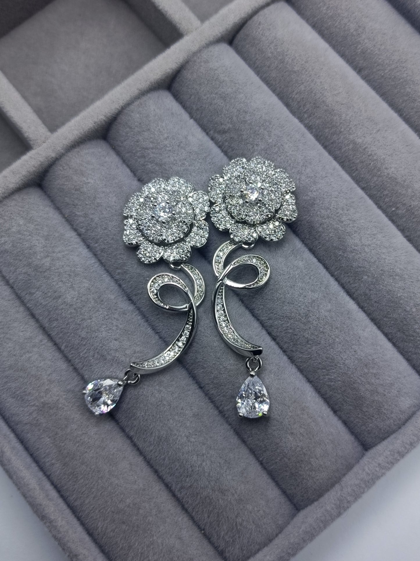 Rose Stone Earrings